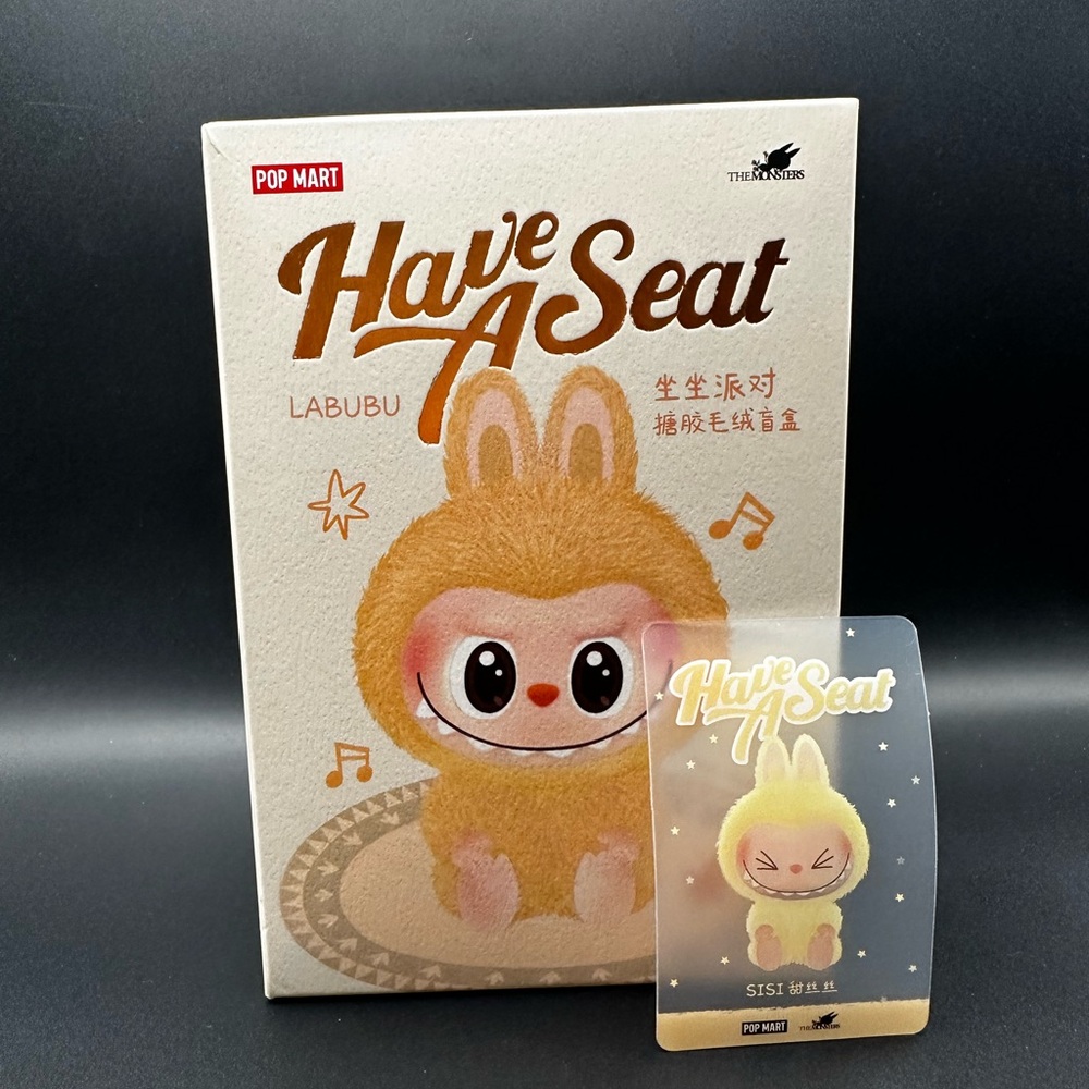 Sisi Labubu Have A Seat Plushie